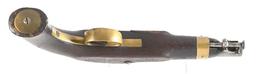 (A) US M1842 NAVY PERCUSSION PISTOL BY AMES DATED 1844.