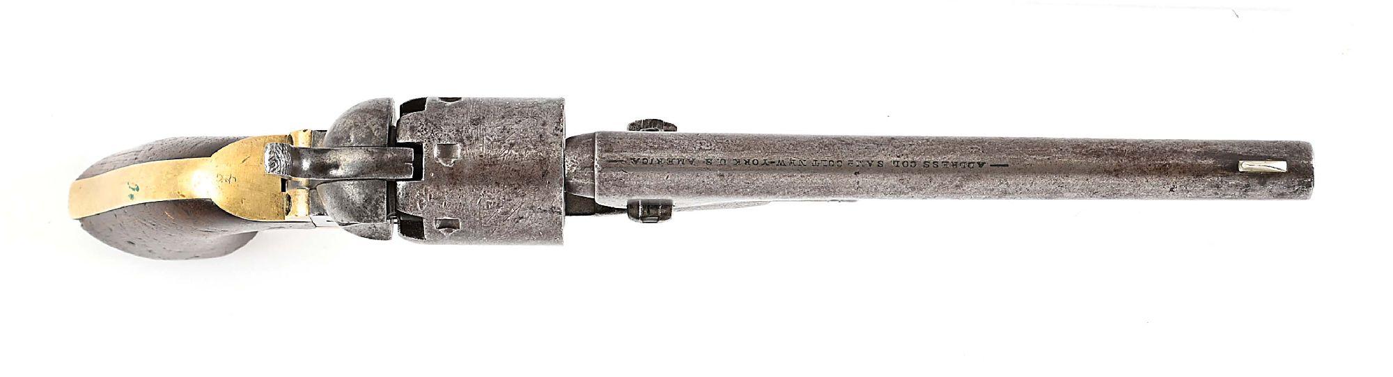 (A) EARLY COLT 1861 NAVY SINGLE ACTION PERCUSION REVOLVER.