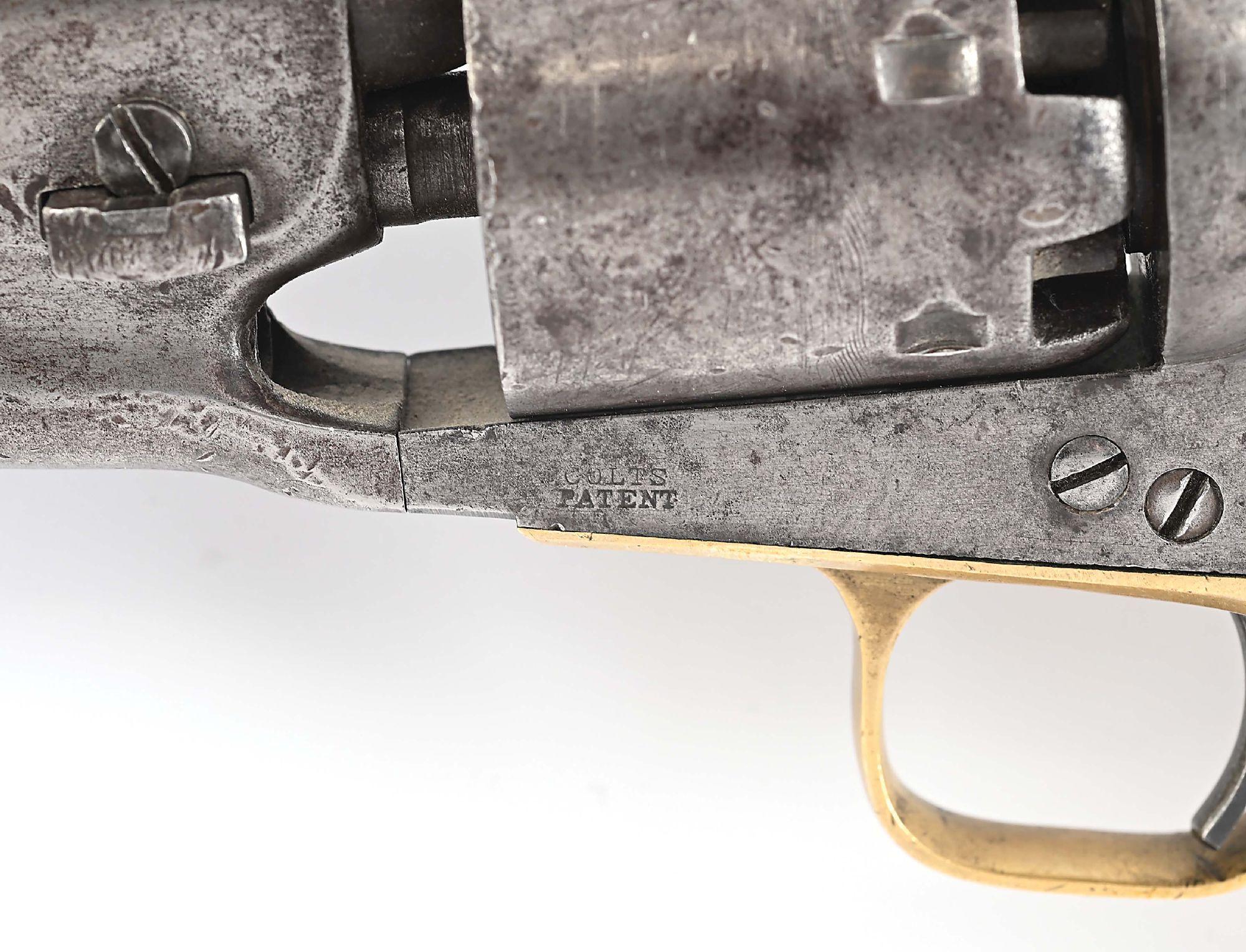 (A) EARLY COLT 1861 NAVY SINGLE ACTION PERCUSION REVOLVER.