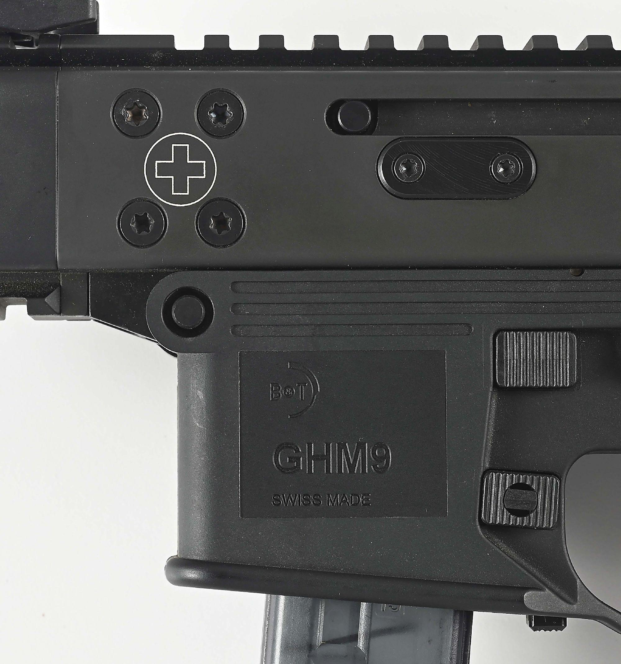 (M) B&T GHM9 9MM SEMI-AUTOMATIC PISTOL WITH CASE AND ACCESSORIES.