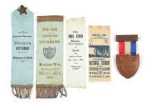 LOT OF US MEXICAN-AMERICAN WAR MEDAL AND RIBBONS.