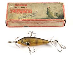 PERCH SCALE DOWAGIAC MINNOW IN THE BOX