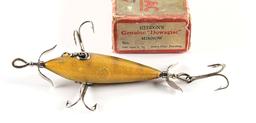 PERCH SCALE DOWAGIAC MINNOW IN THE BOX