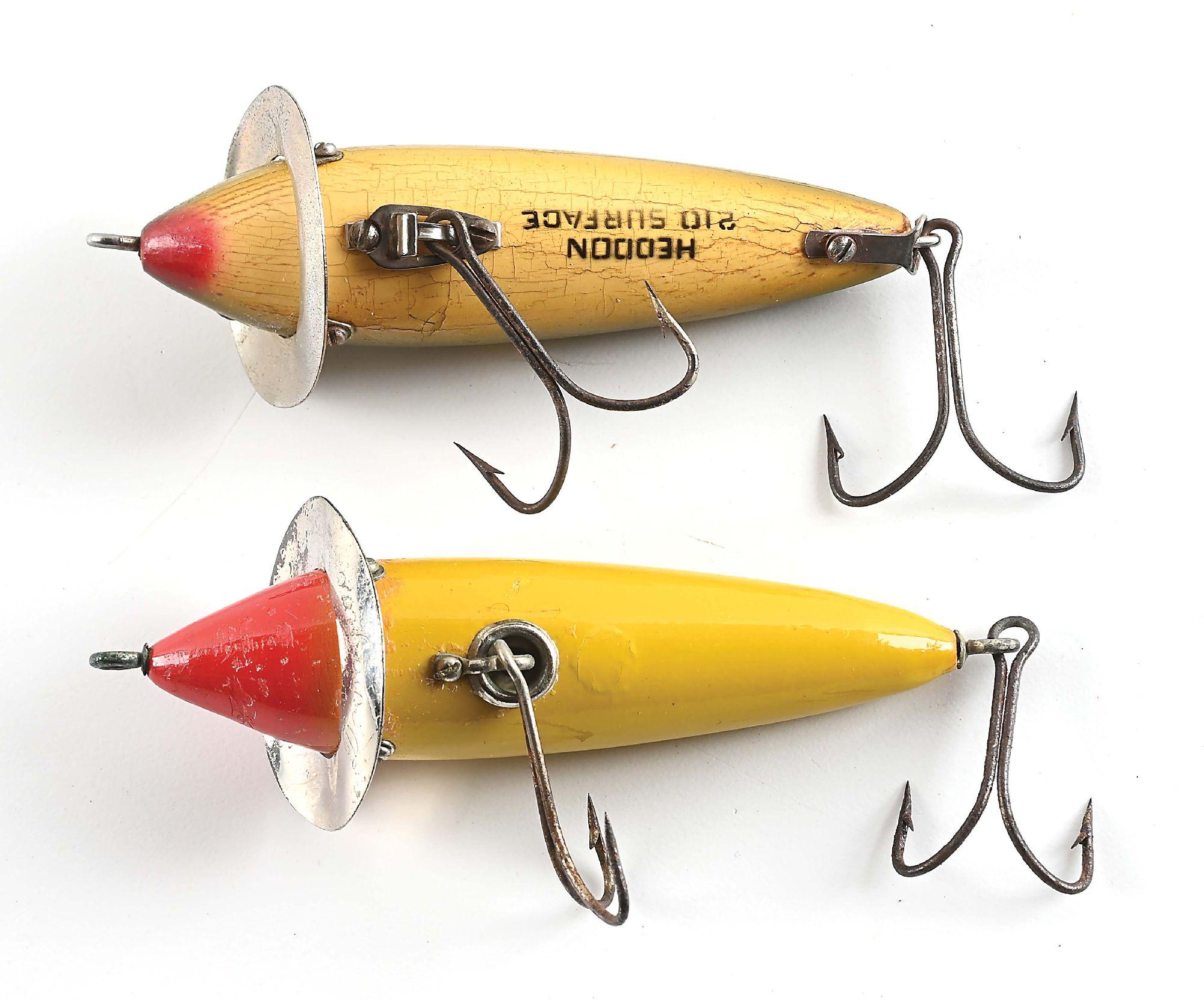 2 HEDDON 210 SURFACE DOWAGIAC BAITS