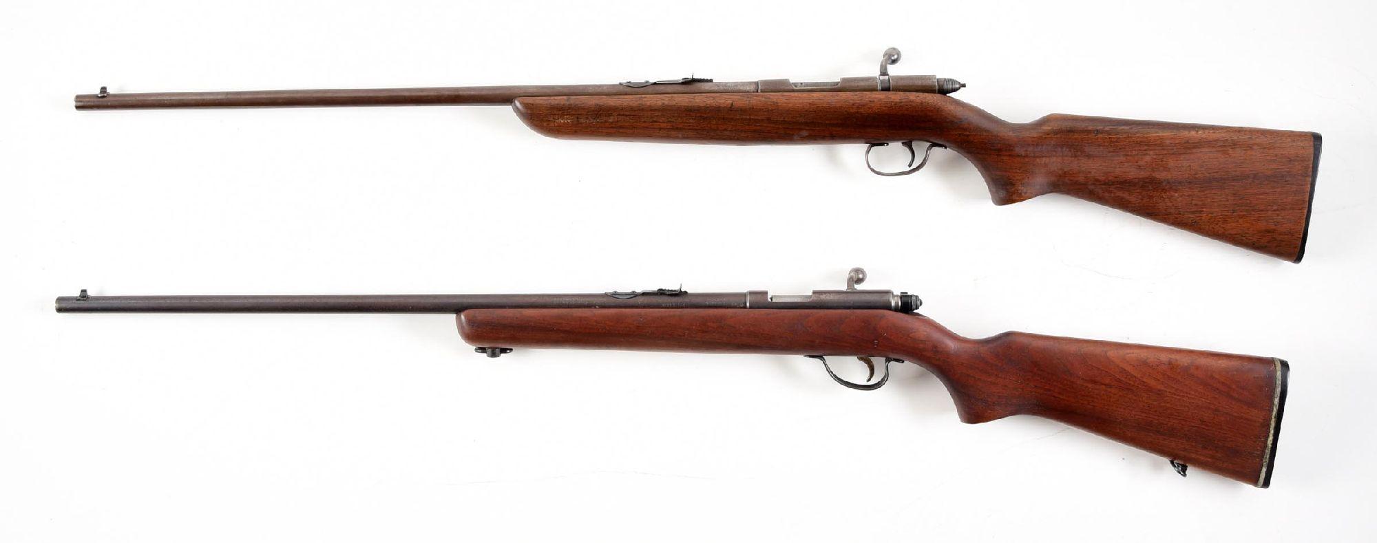 (C) LOT OF 2: REMINGTON MODEL 510 AND 514 BOLT ACTION RIFLES.