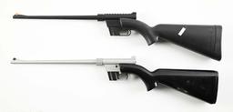 (M) LOT OF 2: CHARTER ARMS AND A HENRY AR-7 SURVIVAL RIFLES.