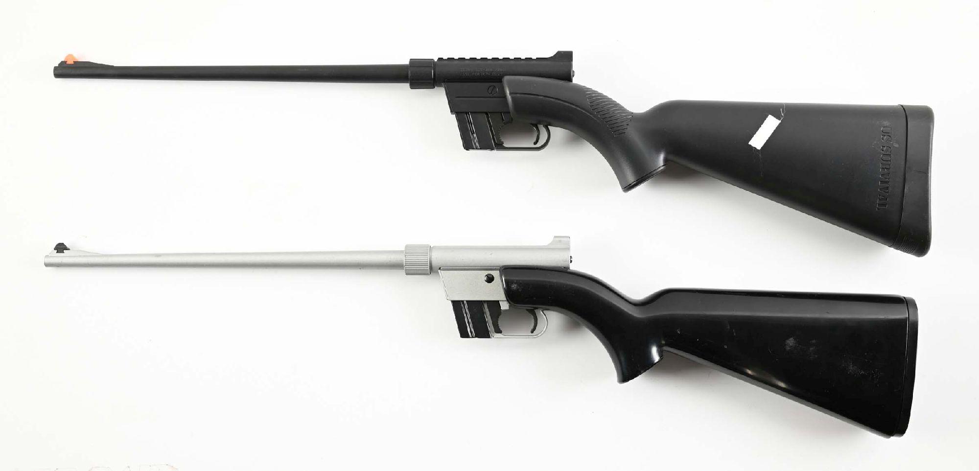 (M) LOT OF 2: CHARTER ARMS AND A HENRY AR-7 SURVIVAL RIFLES.