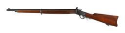 (C) WINCHESTER MODEL 1885 LOW WALL WINDER MUSKET .22 SHORT SINGLE SHOT RIFLE.