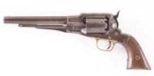 (A) MARTIALLY MARKED US REMINGTON 1861 OLD NAVY PERCUSSION REVOLVER.