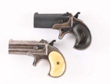 (C) LOT OF 2: REMINGTON RIMFIRE DERRINGERS.