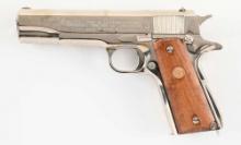 (M) EUROPEAN-AFRICAN MIDDLE EAST THEATER COMMEMORATIVE COLT 1911 SEMI-AUTOMATIC PISTOL WITH CASE.