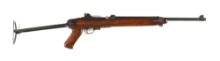 (C) INLAND M1 CARBINE SEMI-AUTOMATIC RIFLE WITH UNDERFOLDING STOCK.