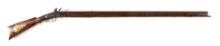 (A) FLINTLOCK KENTUCKY RIFLE.