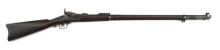 (A) SPRINGFIELD US MODEL 1888 SINGLE SHOT TRAPDOOR RIFLE WITH RAMROD BAYONET.