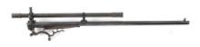 MAYNARD .22 RIMFIRE BARREL WITH WINCHESTER STYLE 8X TUBE SCOPE AND MOUNTS.