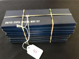 10 Kennedy Half Dollar Special Mint Sets