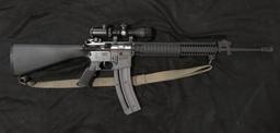 Colt M16 Tactical Rimfire Semi Auto Rifle .22LR 21.2" Barrel with Barska 3x9 Scope