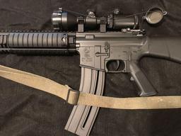 Colt M16 Tactical Rimfire Semi Auto Rifle .22LR 21.2" Barrel with Barska 3x9 Scope
