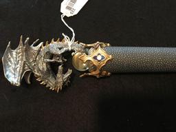 Highly Decorative Dragon Sceptor
