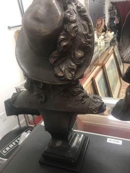 Pair of Busts on Marble Base
