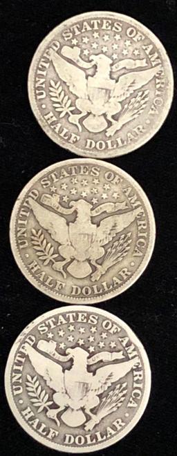 Barber Halves Lot