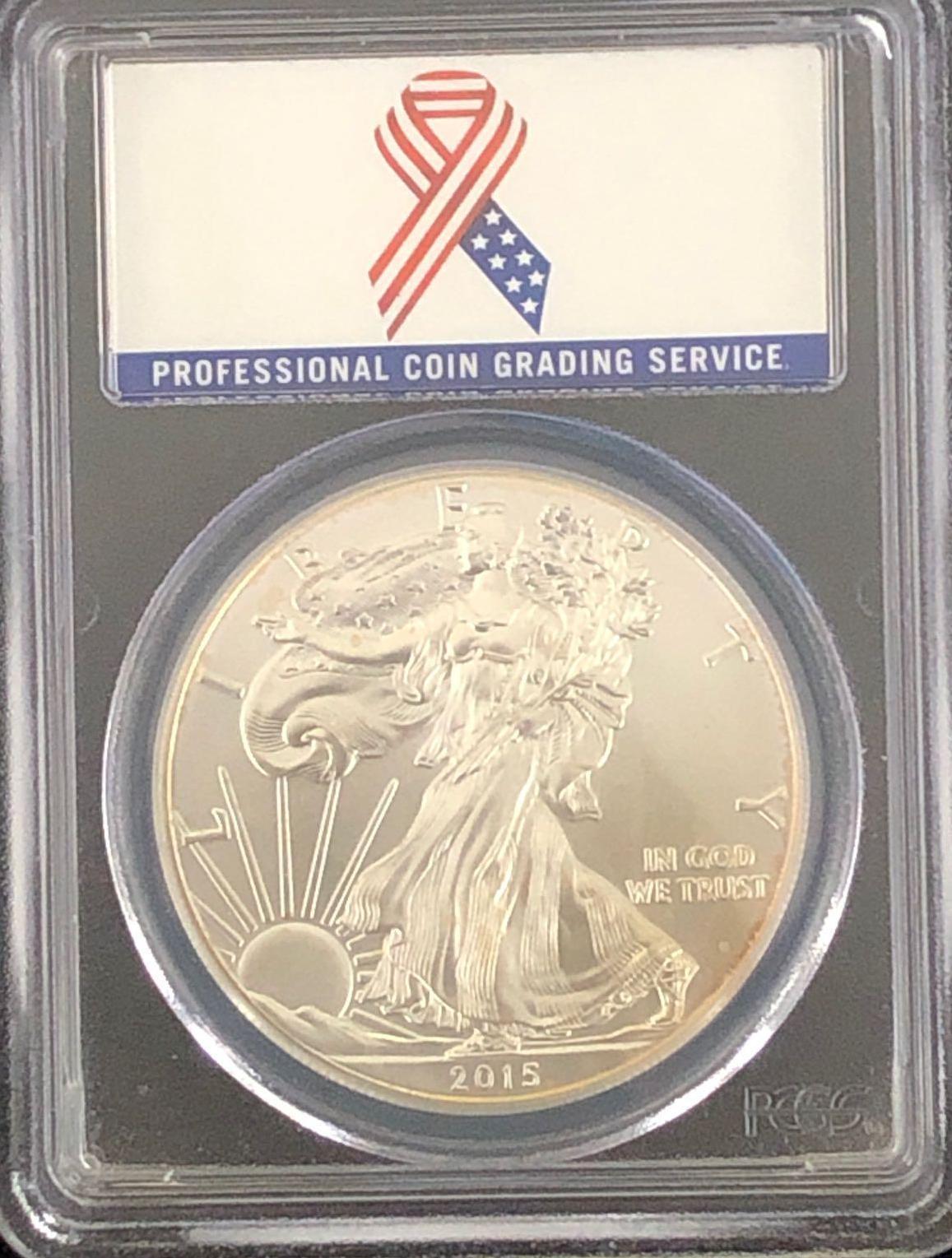 2015 Silver Eagle $1