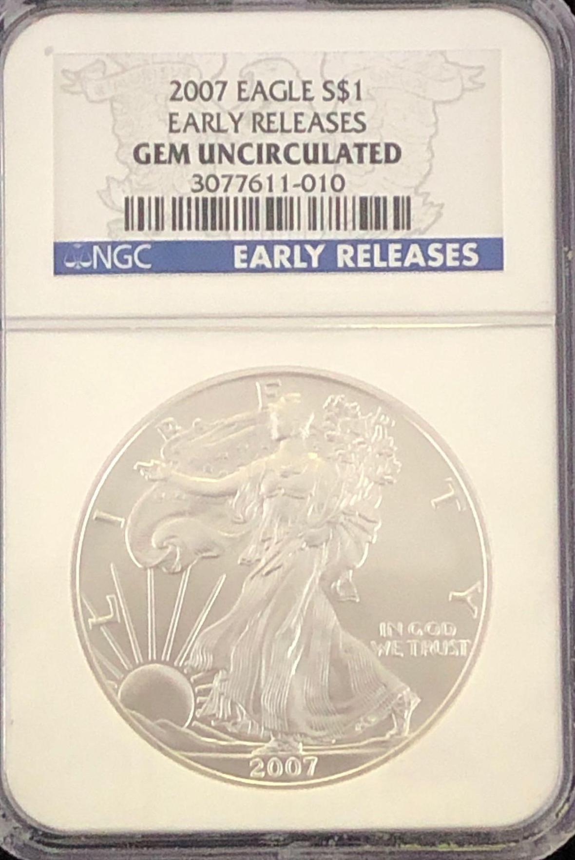 2007 Silver Eagle $1 Early Releases
