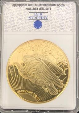 Historical 1933 Gold Double Eagle Replica