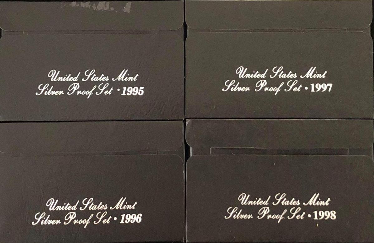 4 Mint Silver Proof Sets