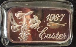 1 Lot of 5 Silver Bars