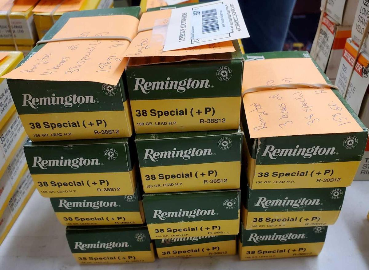 Remington 38 special (Plus P) 158 gr HP