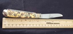 W.R. Case & Sons Cutlery Co., Item No. 08279, S4 62S4 SS, trapper BN SM, Yellow Chestnut
