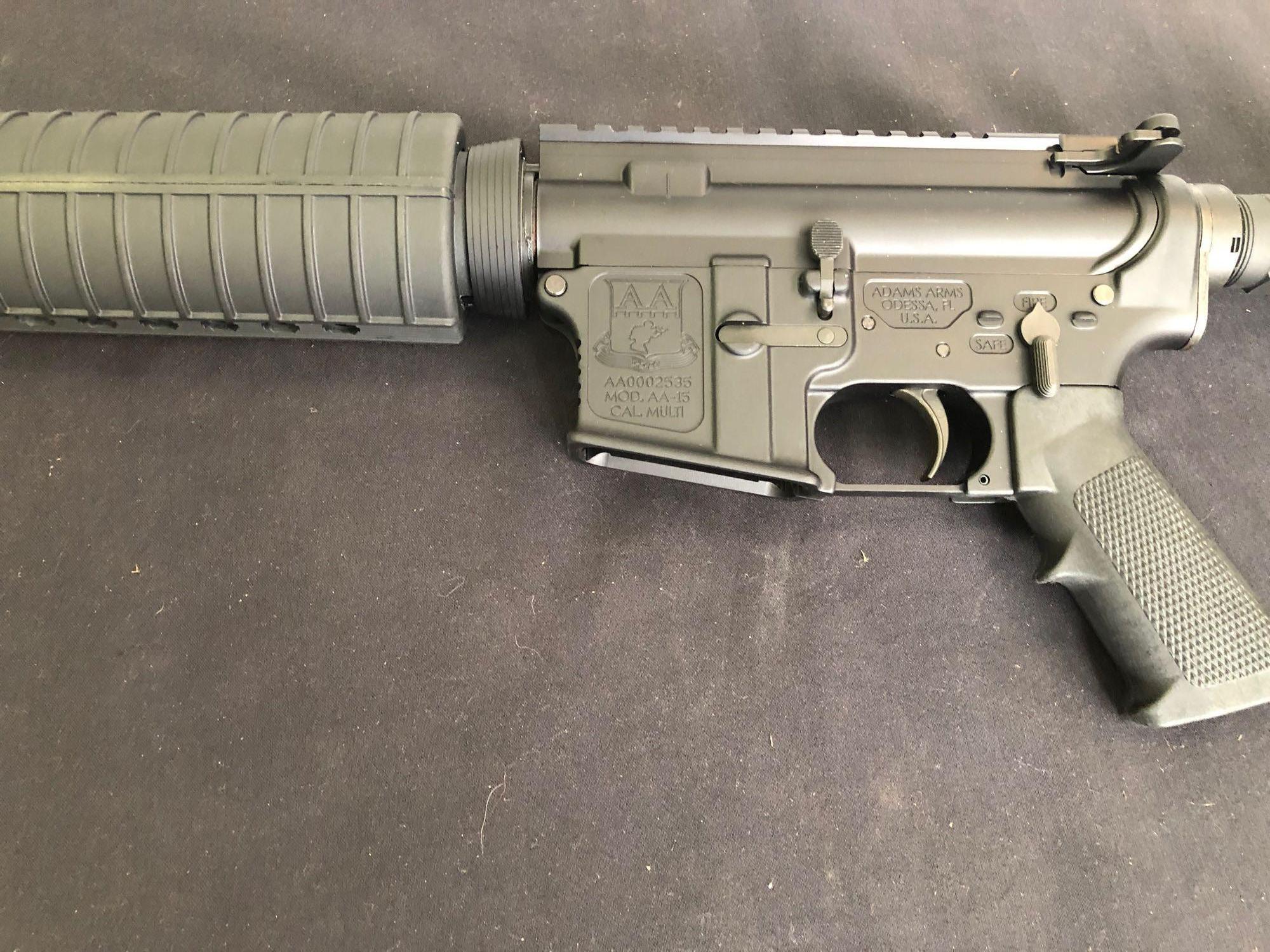 Adams Arms Model AA-15, 5.56 semi automatic, 16" Carbine Base