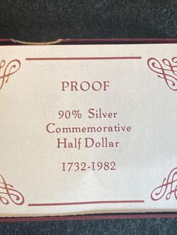 1732-1982 George Washington 250th Anniversary of Birth Proof Commemorative Half Dollar