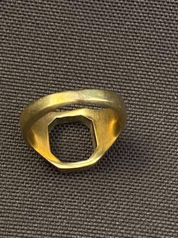 14K Men's Setting Ring