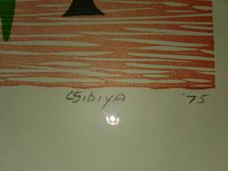 Lucky Sibiya Print, signed L. Sibiya '75, 169/225