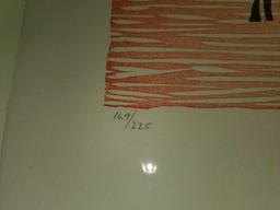 Lucky Sibiya Print, signed L. Sibiya '75, 169/225