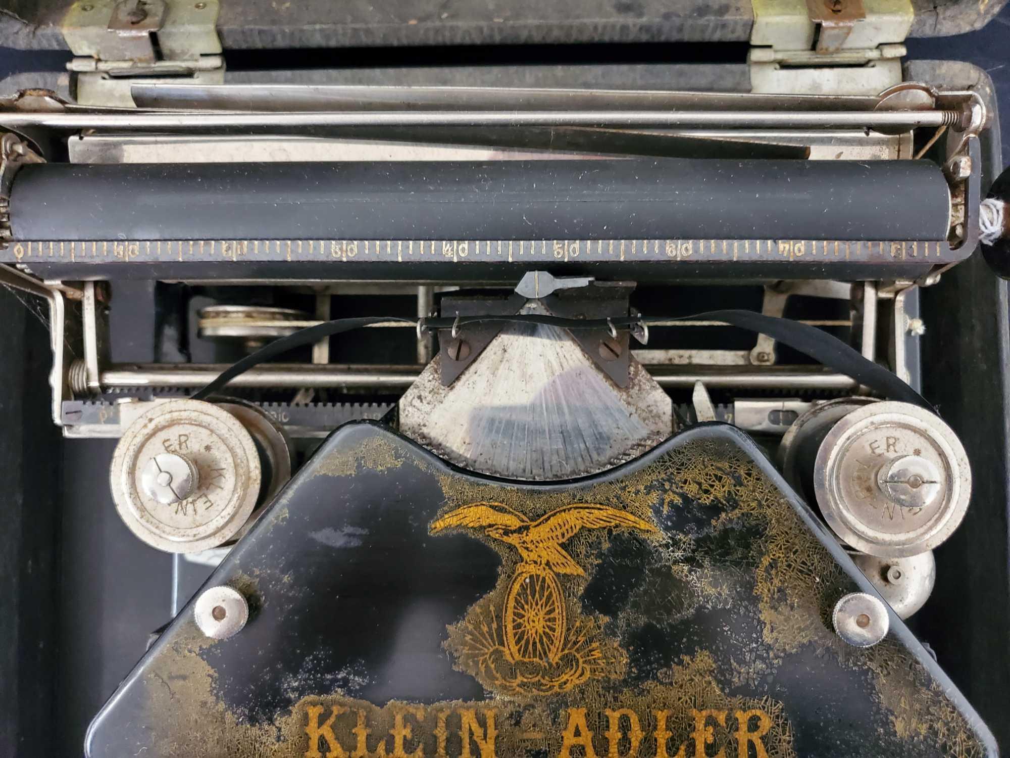 Klein-Adler Portable Typewriter in Case