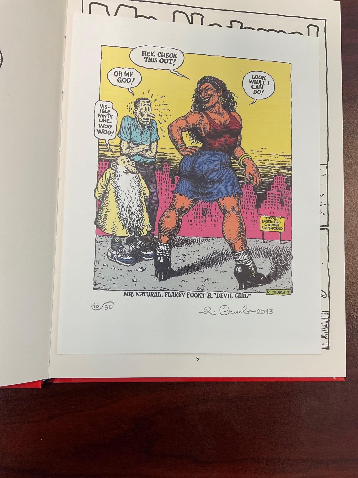 2 R CRUMB Books Signed