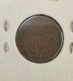 1863 Army Navy Coin
