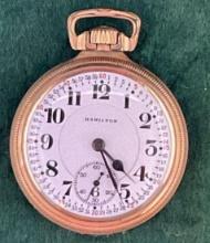 Hamilton, Model 5, Size 16, 21 Jewel Pocket Watch