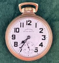 Hamilton, Railway Special, Model 5, Size 16, 21 Jewel Pocket Watch
