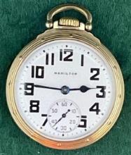 Hamilton, Model 5, Size 16, 21 Jewel Pocket Watch