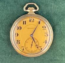 BurlingtonIllinois Model 3, 21 Jewel ,Size 12 Pocket Watch