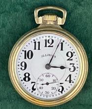 Illinois, Model 14, Size 16, 21 Jewel Pocket Watch