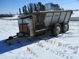 Knight 8030 Pro Twin slinger, tandem manure spreader