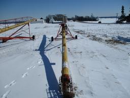 Westfield WR 80-71, 8" x 71' auger, Kink in auger