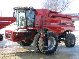 2015 Case IH 8240, 823 Sept. hrs. 1,386 eng. hrs. auto guidance Nav. II controller 700 Pro monitor,