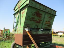 Shop built hyd dump wagon