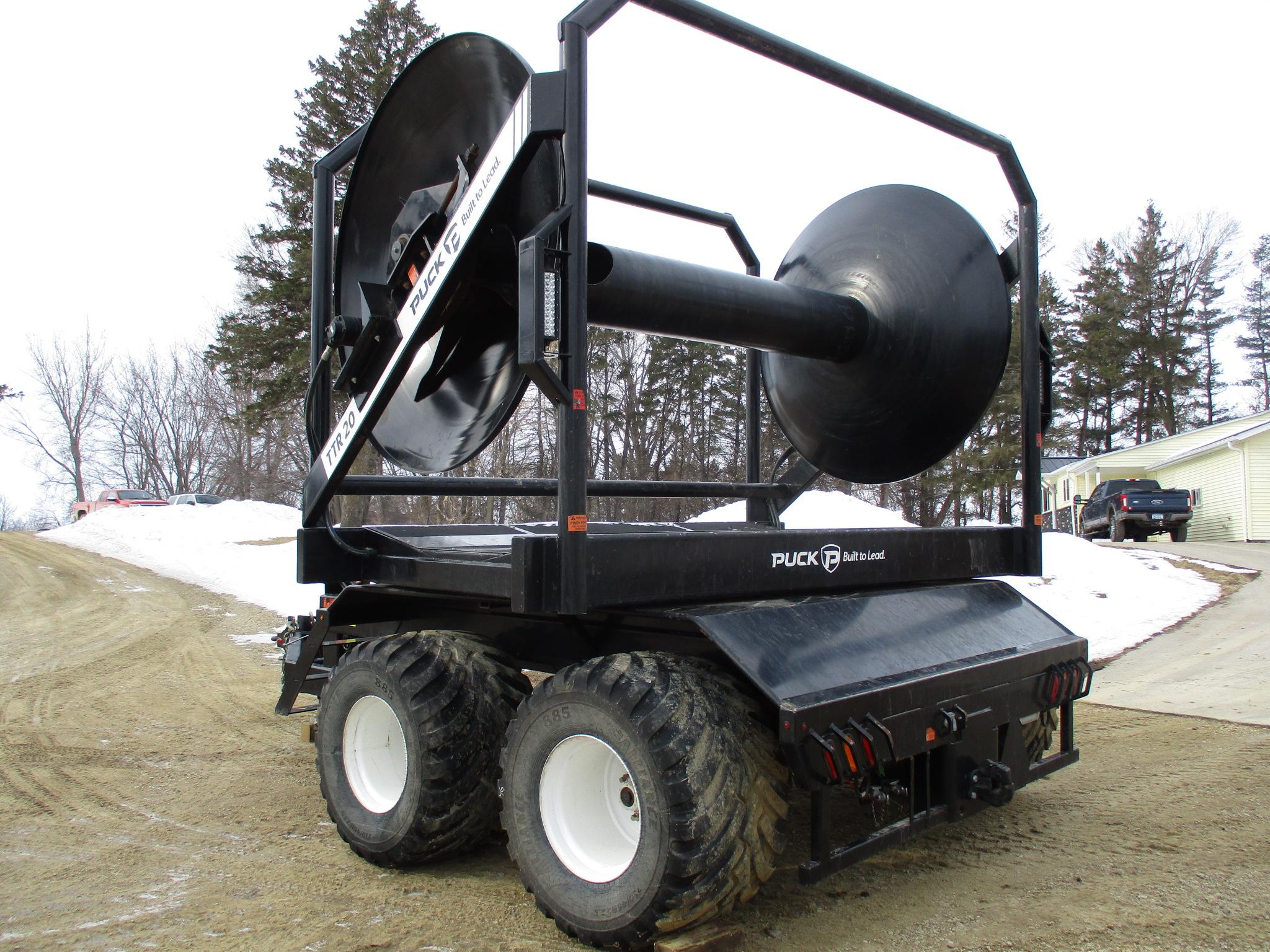 2021 Puck TTR20 Hose cart, MKIV slew bearings, Hyd brakes & air brakes, 2 single speed Hyd motors